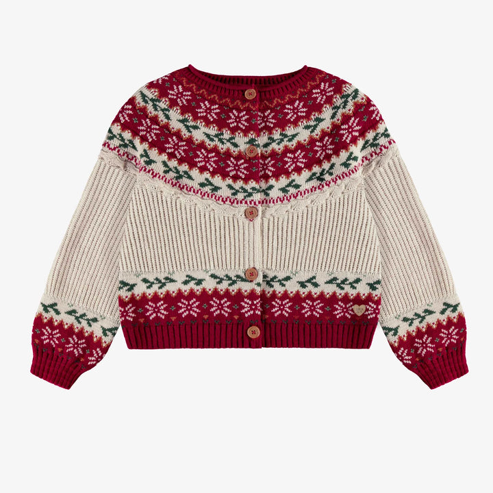 Souris Mini Holiday Cardigan