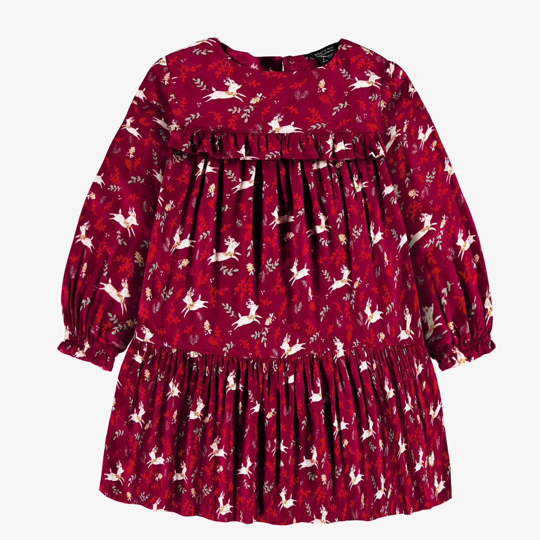 Souris Mini Red Reindeer Dress