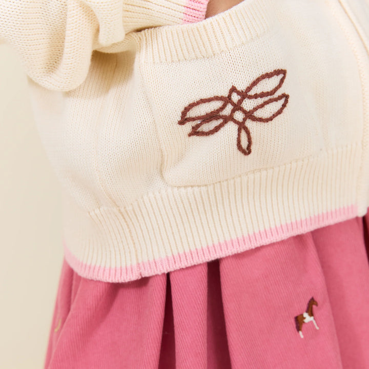 Pink Chicken Western Zip Sweater