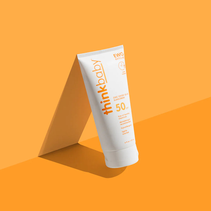 ThinkBaby Safe Sunscreen SPF 50+ (6oz) - Family Size