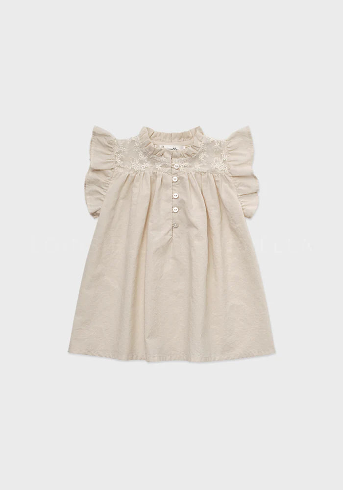 Louisiella Shusia Dress - Cream Beige