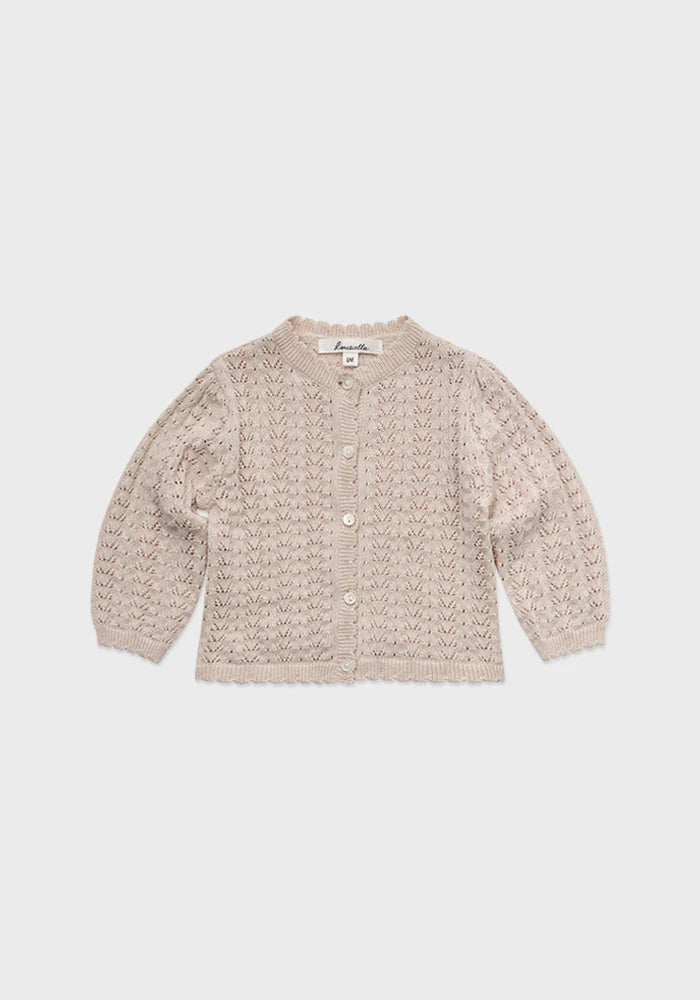 Louisiella Lavera Knit Cardigan - Pink