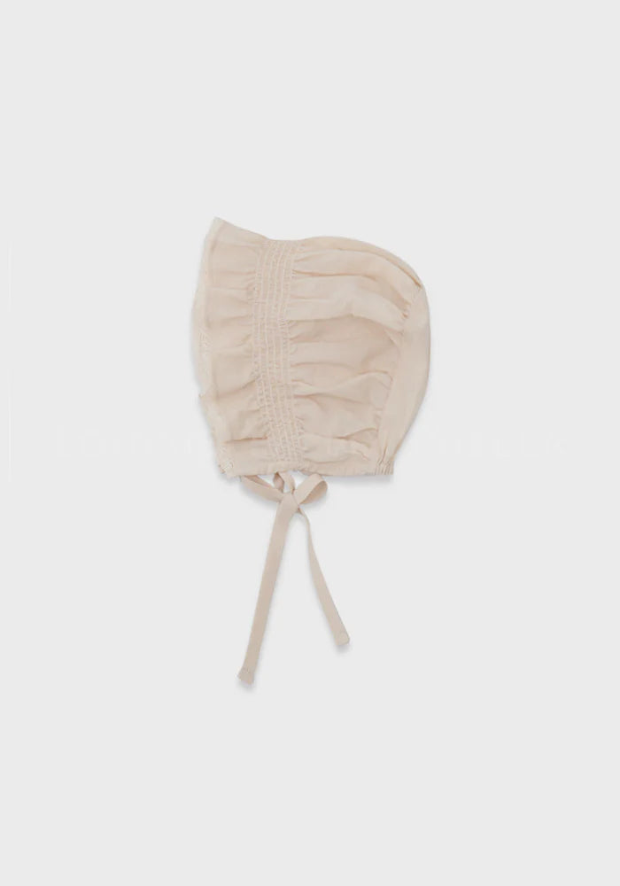 Louisiella Baby Noubelle Bonnet - Cream Beige