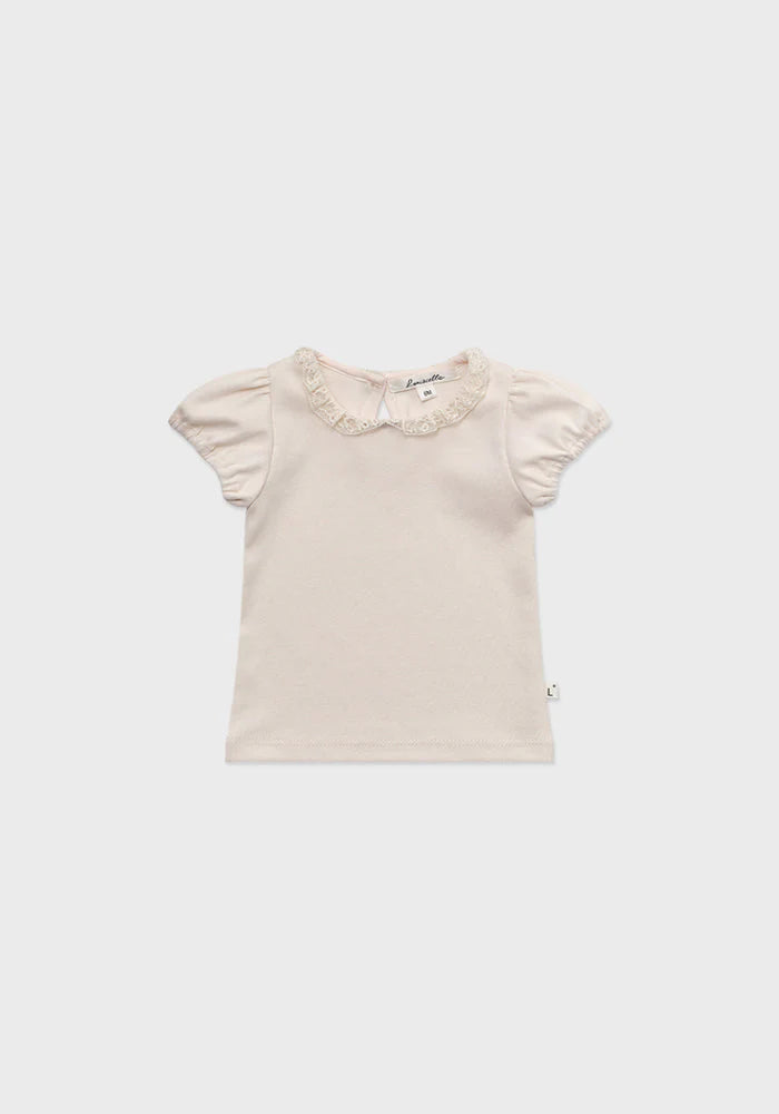 Louisiella Baby Liliane Puff T-Shirt - Pink