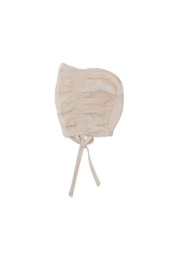 Louisiella Baby Noubelle Bonnet - Cream Beige