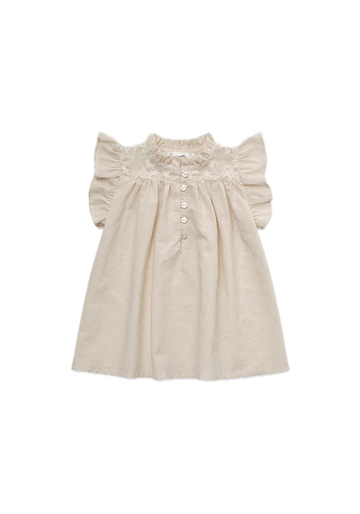 Louisiella Shusia Dress - Cream Beige