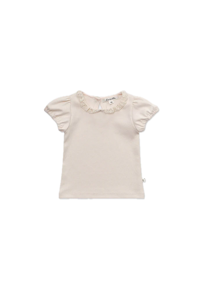 Louisiella Baby Liliane Puff T-Shirt - Pink