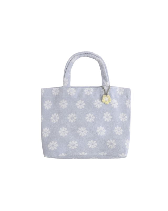 Rylee + Cru Terry Beach Bag - Periwinkle Daisy