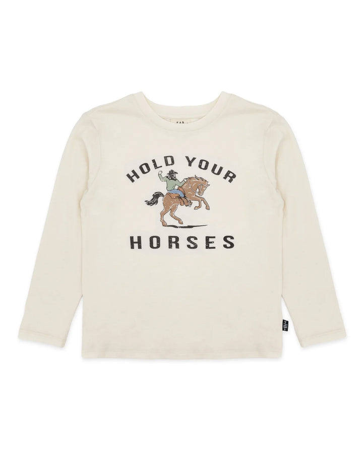 Feather 4 Arrow Hold Your Horses Tee