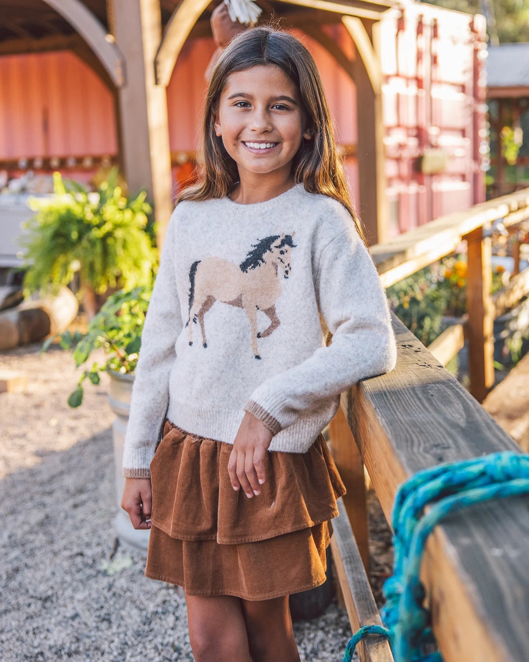 Feather 4 Arrow Horse Sweater
