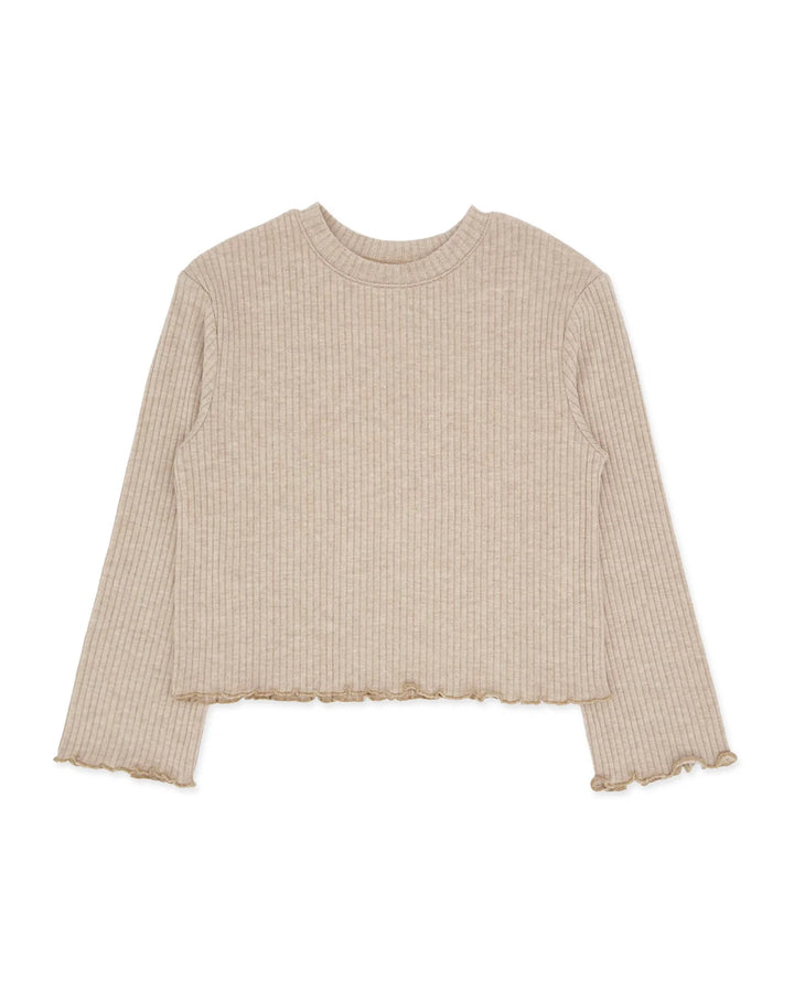 Feather 4 Arrow Ruby Top - Cocoa Brushed Rib
