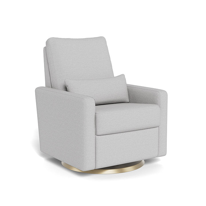 Monte Design Motorized Matera Glider Recliner - Gold Swivel Base