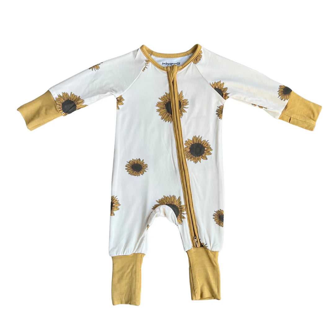 Babysprouts Sunflower Footless Romper