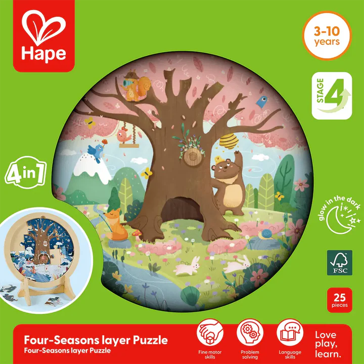 Hape Four Seasons Layer Puzzle