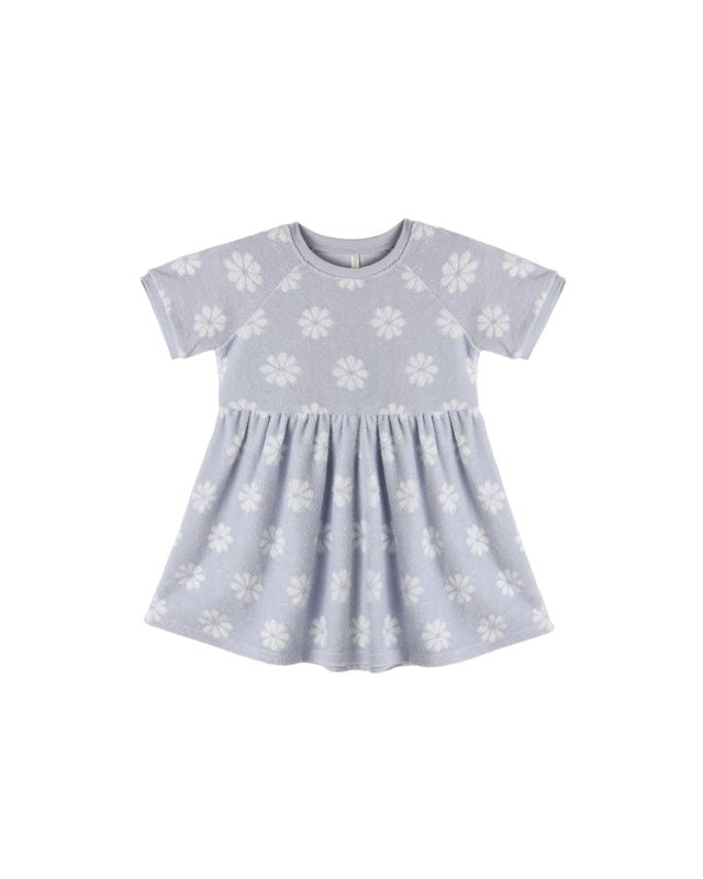 Rylee + Cru Raglan Dress - Periwinkle Daisy