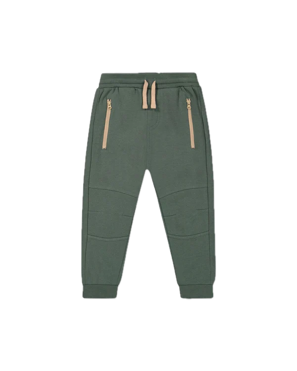 Deux Par Deux Fleece Sweatpants - Forest Green