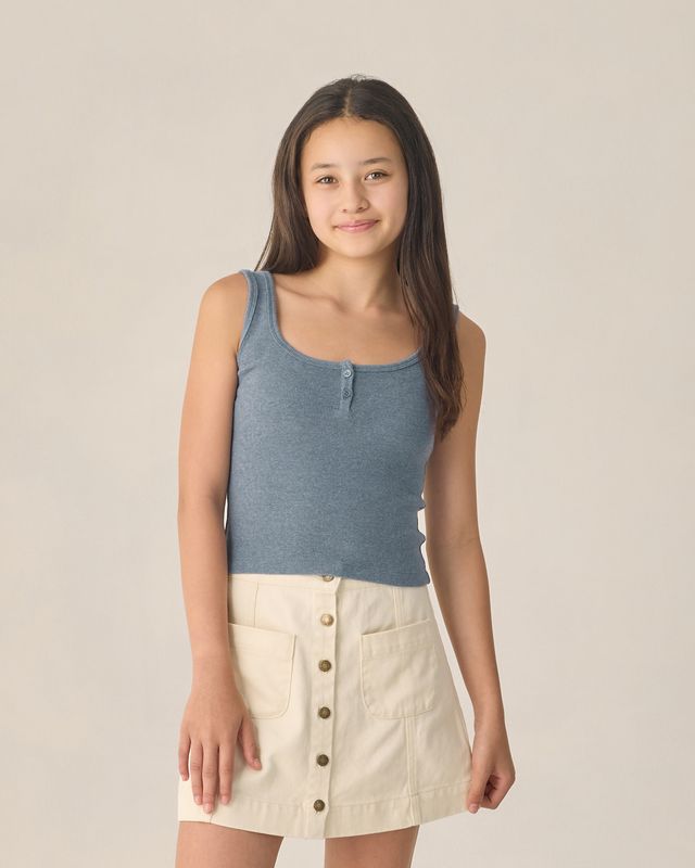 Rylee + Cru Teen Denver Mini Skirt - Natural