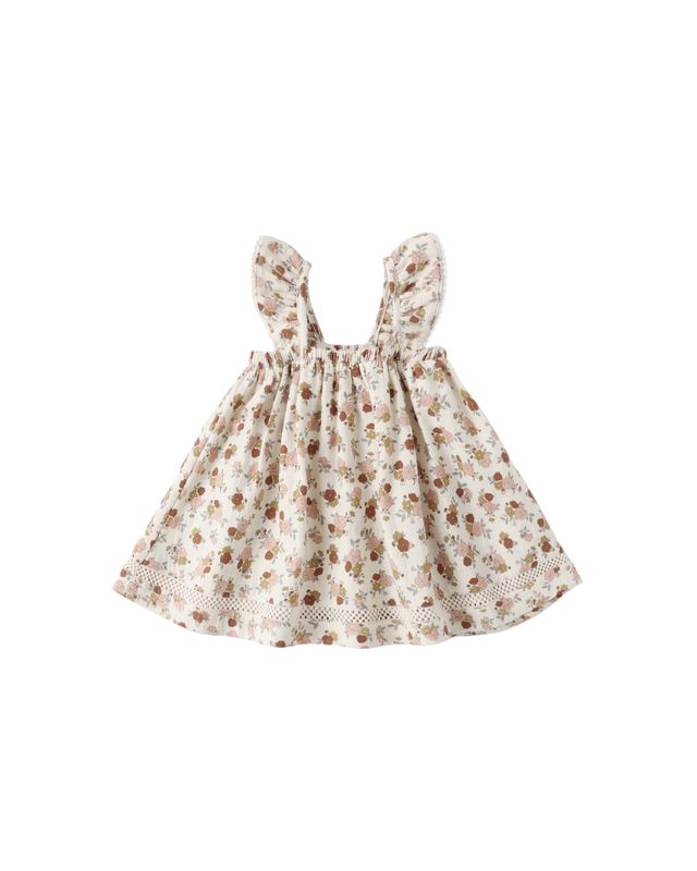 Quincy Mae Ruffle Tank Dress - Bloom