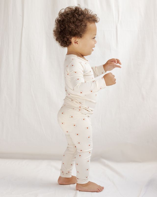 Quincy Mae Bamboo Pajama Set - Valentine