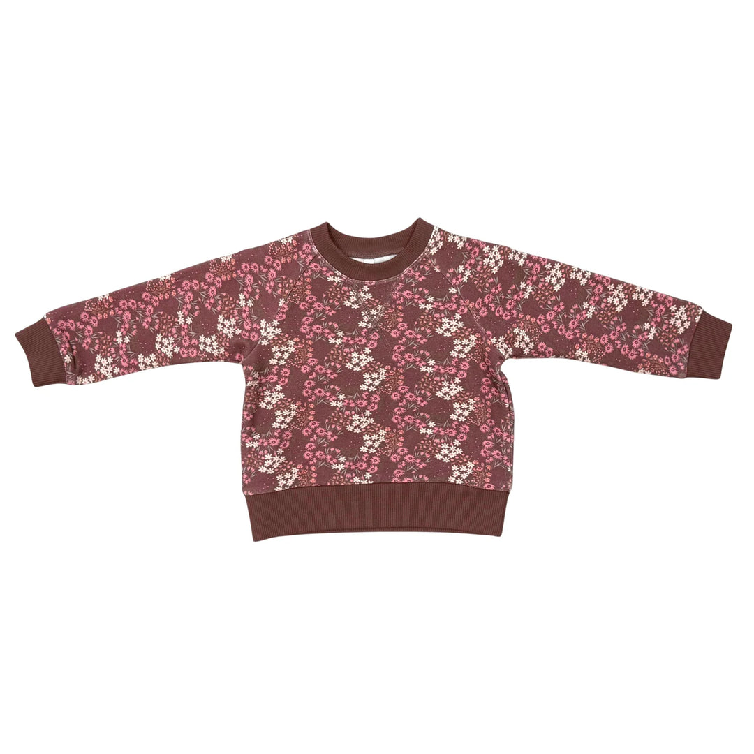 Babysprouts Fleece Sweatshirt - Cluster Garden Floral