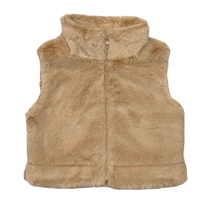 Babysprouts Fur Vest - Beige