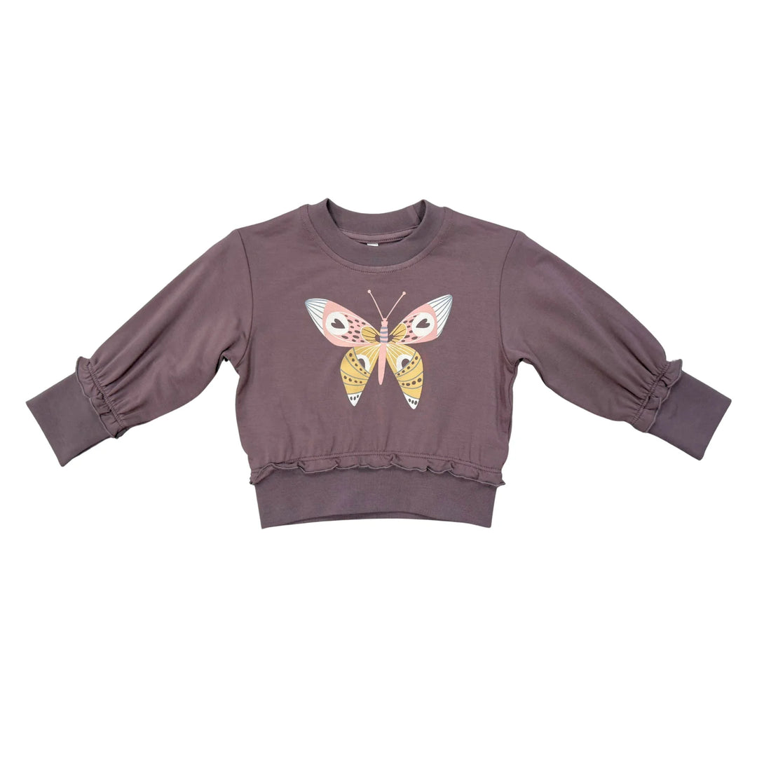 Babysprouts Ruffle Hem Butterfly Shirt