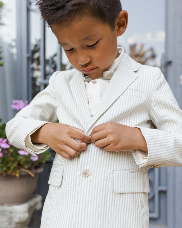 Noralee Sebastian Blazer - Sky Stripe