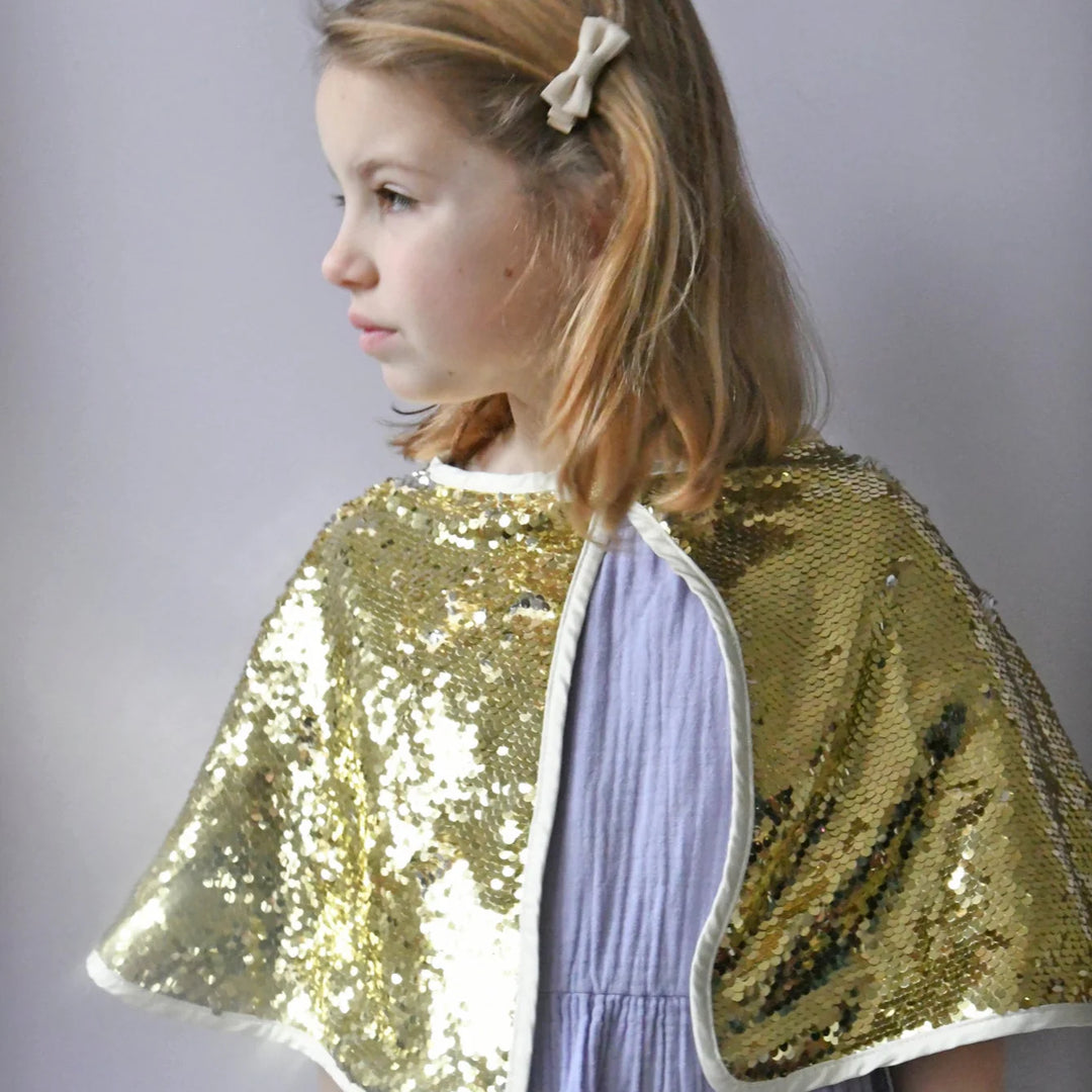 Rockahula Gold Sequin Cape