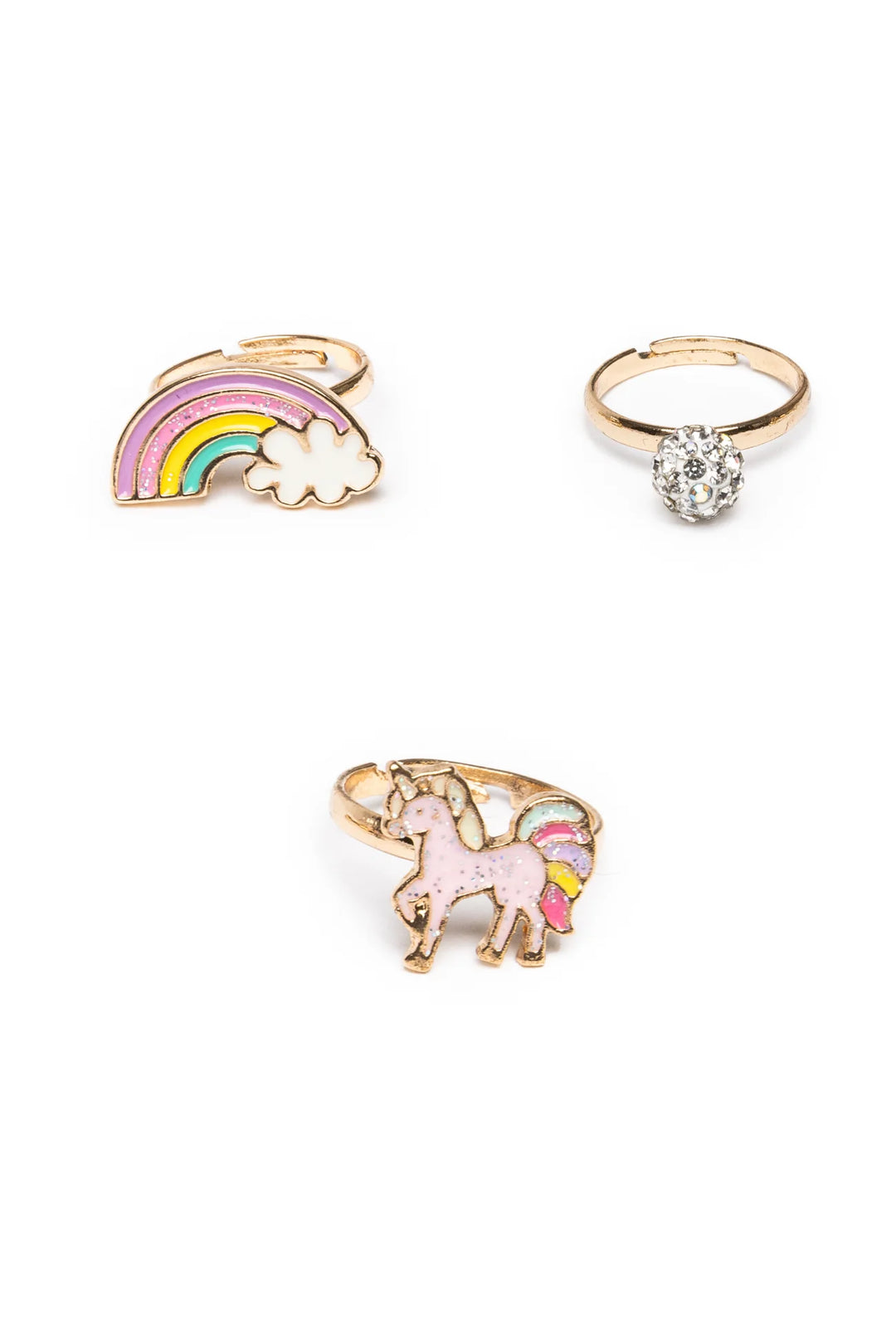 Great Pretenders Boutique Unicorn Rainbow Rings