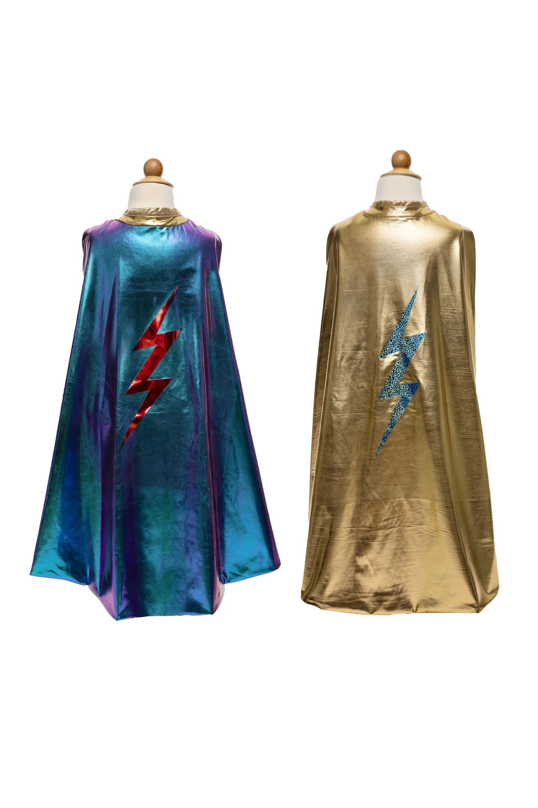 Great Pretenders Reversible Blue Lightning Holographic Cape