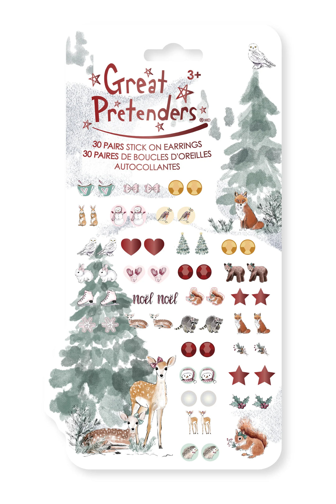Great Pretenders Woodland Fawn Sticker Earrings