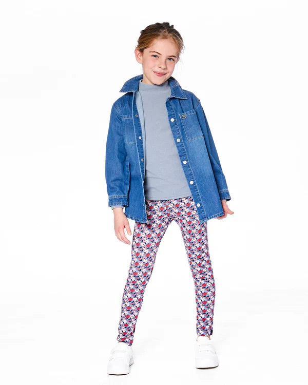 Deux Par Deux Organic Mini Apple Leggings