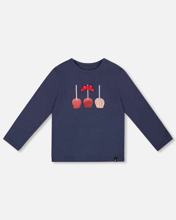 Deux Par Deux Organic Candy Apple T-shirt