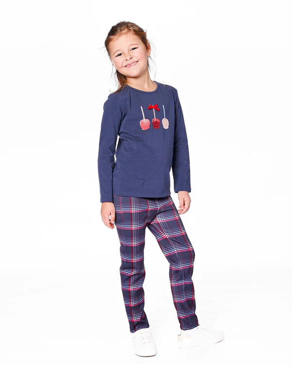 Deux Par Deux Organic Candy Apple T-shirt