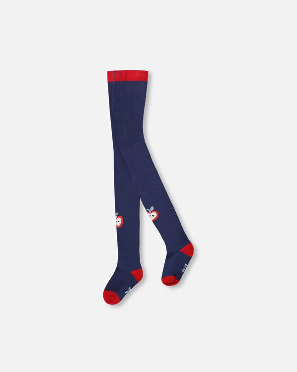 Deux Par Deux Autumn Apple Tights