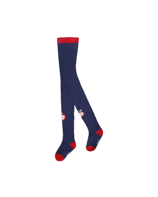 Deux Par Deux Autumn Apple Tights