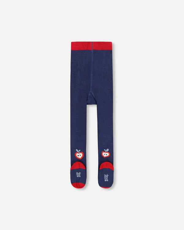 Deux Par Deux Autumn Apple Tights