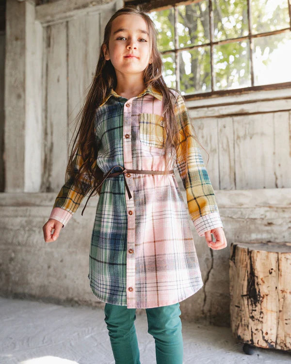 Deux Par Deux Flower Leggings - Jasper