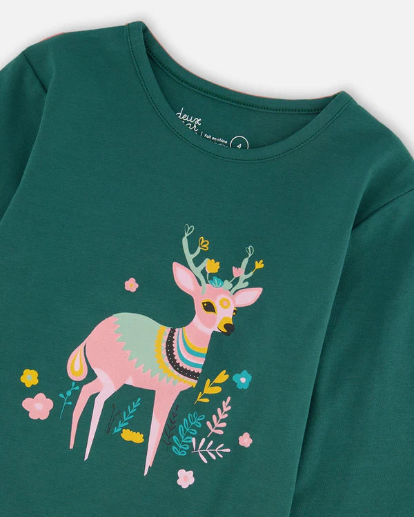 Deux Par Deux Organic Woodland Tee