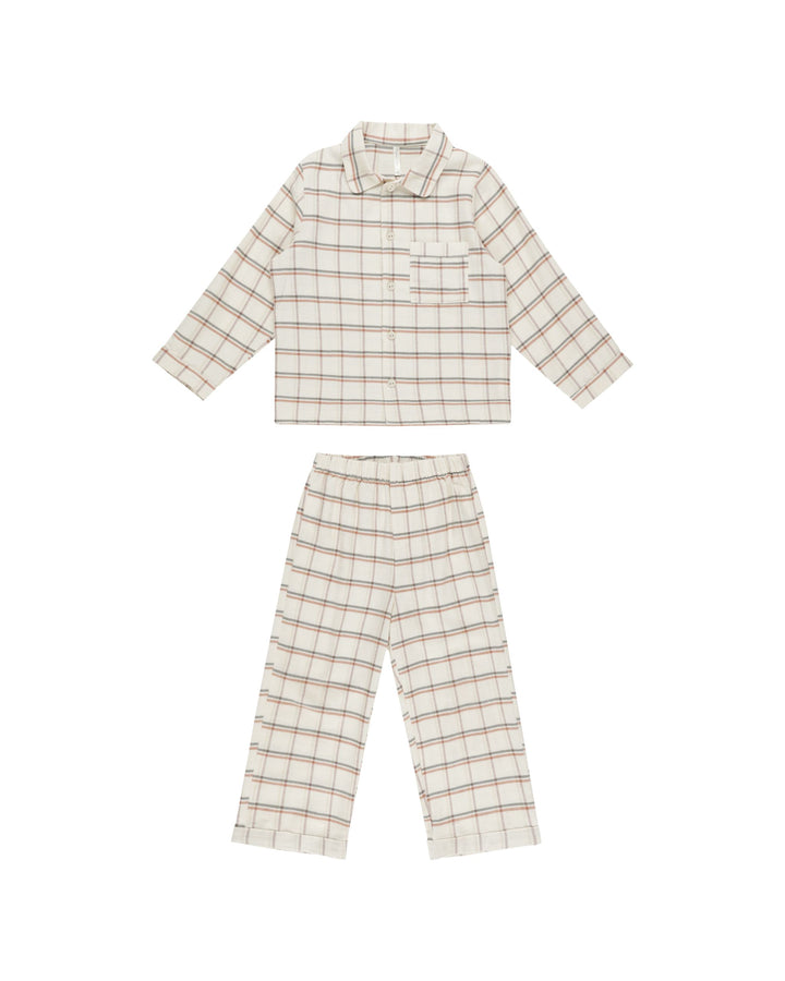 Rylee + Cru Long Sleeve Pajamas - Holiday Plaid