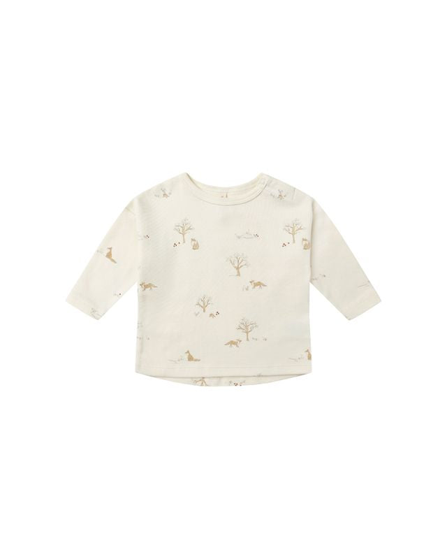 Quincy Mae Long Sleeve Tee - Fox Land