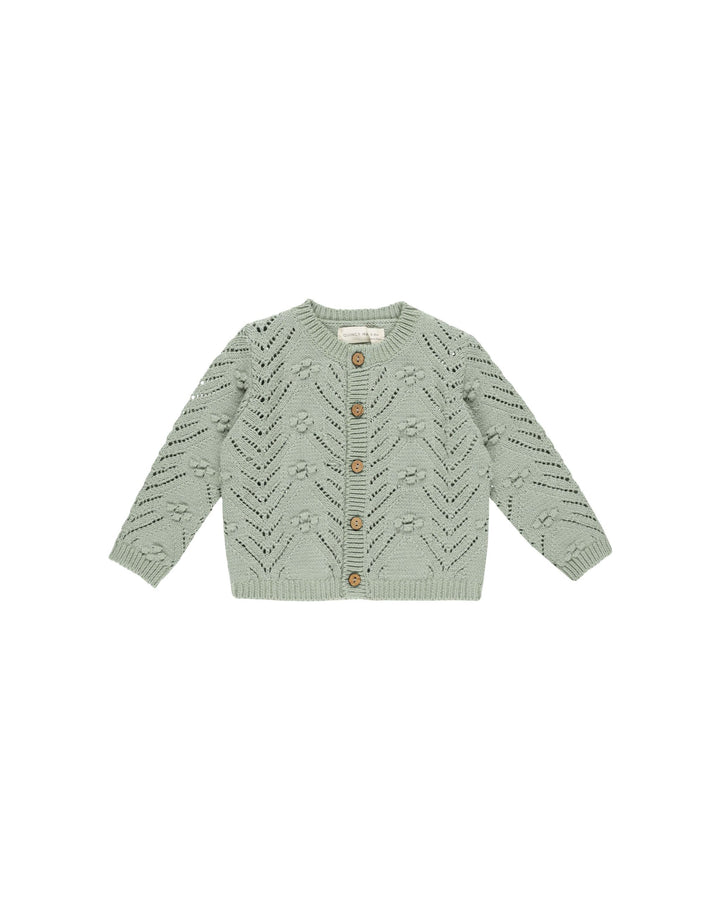 Quincy Mae Knit Cardigan - Sage