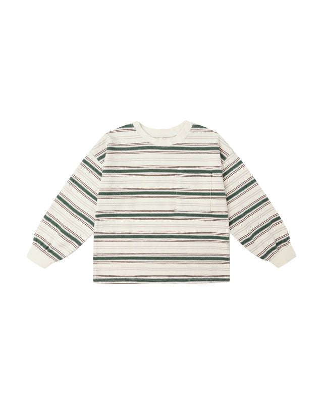 Rylee + Cru Relaxed Long Sleeve Tee - Retro Stripe