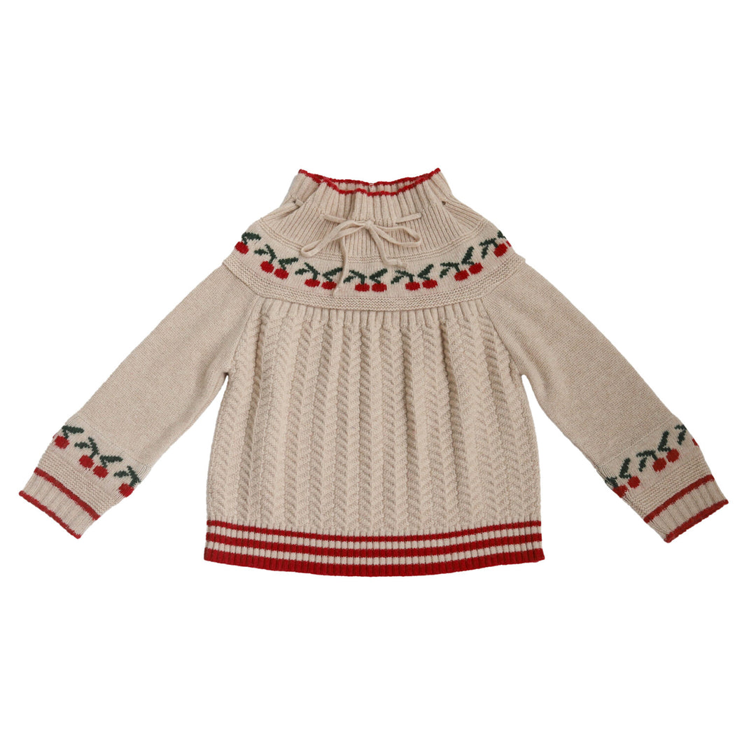 Kalinka Kids Loretta Cherry Sweater
