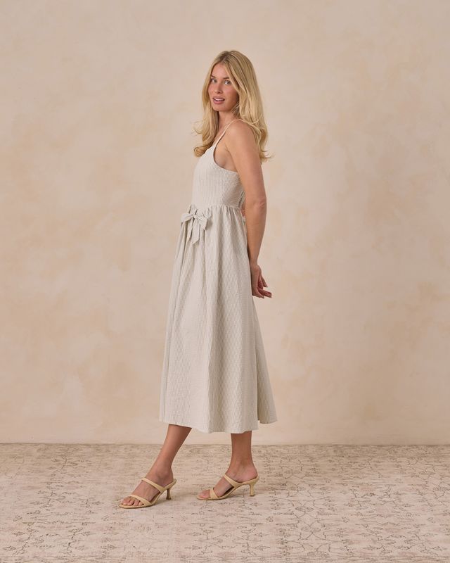 Noralee Women's Beatrice Midi Dress - Sky Stripe