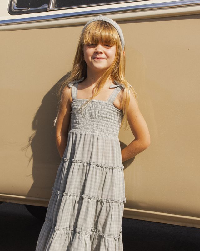 Rylee + Cru Taylor Dress - Green Gingham
