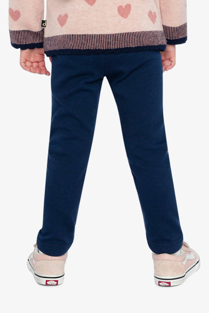 Deux Par Deux Leggings - Royal Blue And Pink