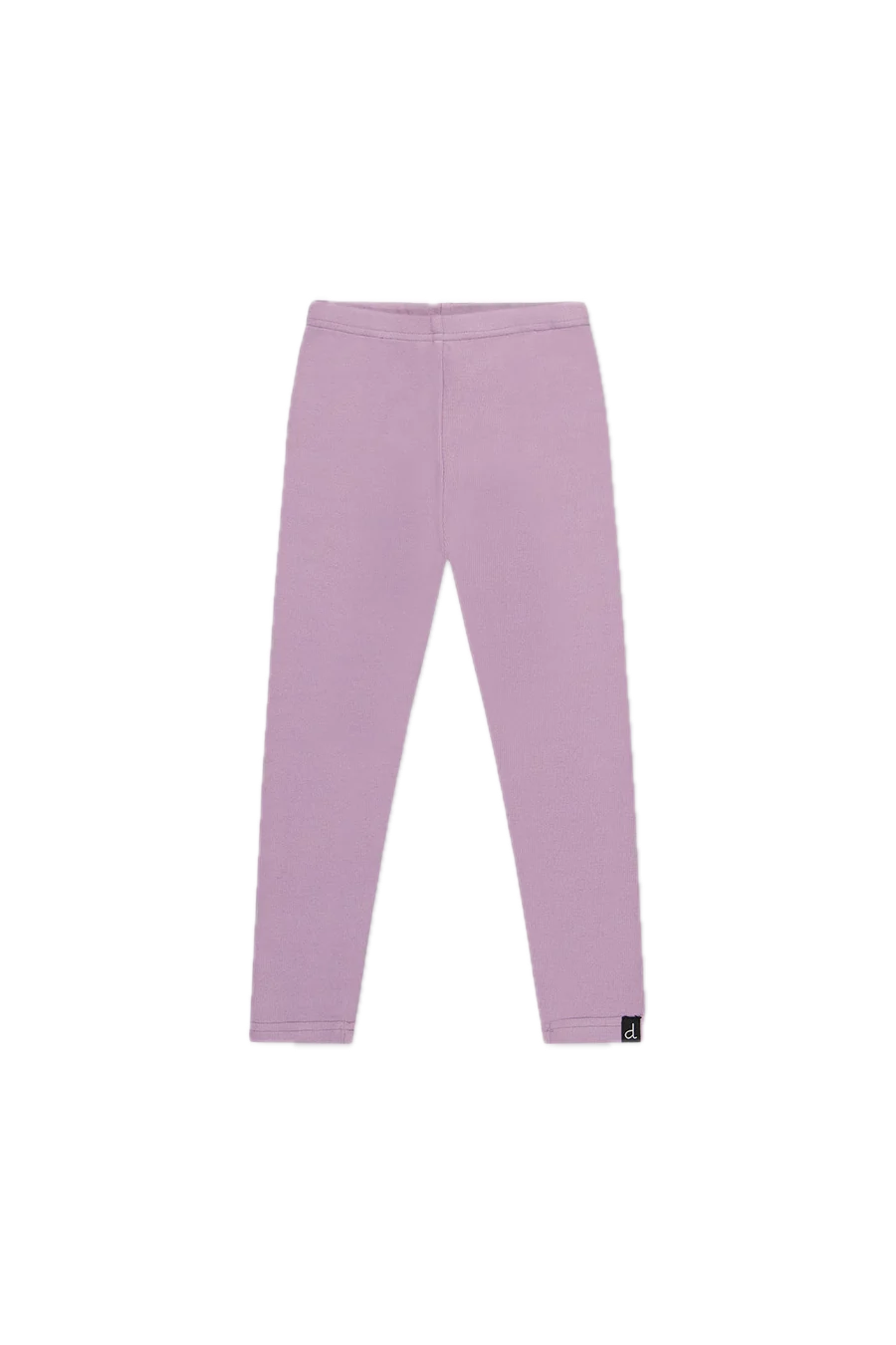 Deux Par Deux Rib Leggings - Violet