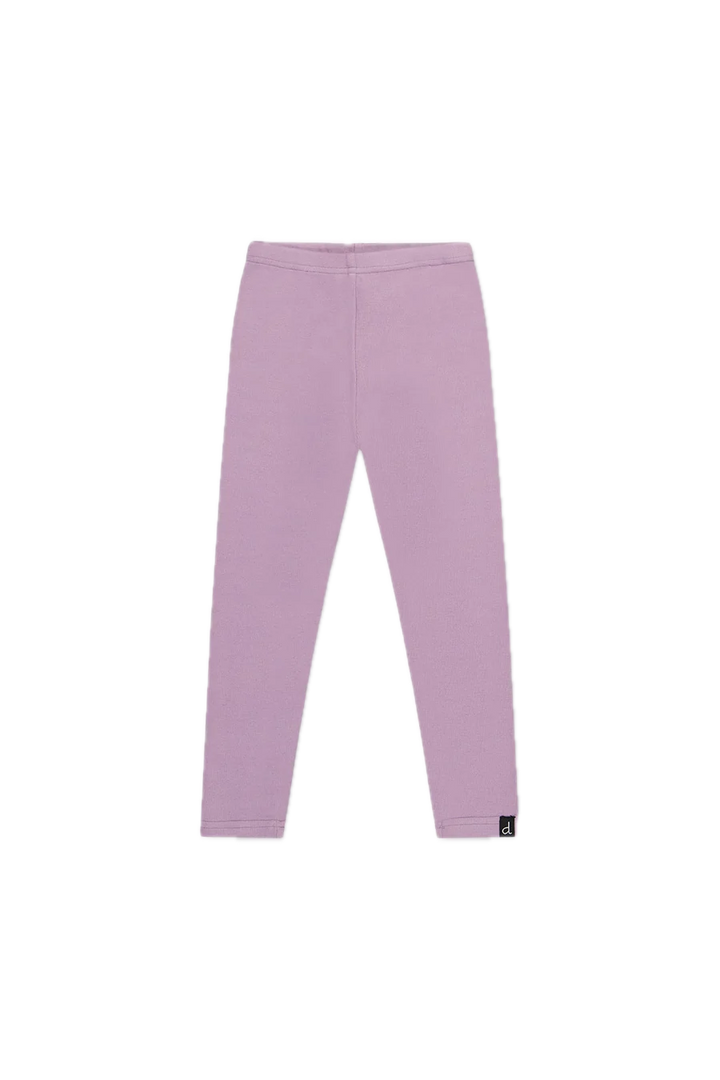 Deux Par Deux Rib Leggings - Violet