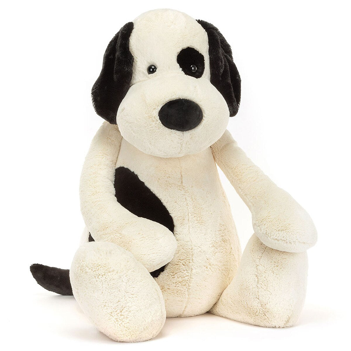 Jellycat Gigantic Bashful Rufferty Black & Cream Puppy – Hopscotch